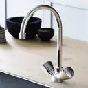 Смеситель для кухни Damixa HFON00000 поворотный излив 0 см цвет серый