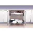 Корзина Firmax Smartline в нижнюю базу 600мм 56.8x17.5x46.5 см сталь цвет серый/серебристый