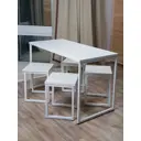 Стол прямоугольный Diko loft 140x70 см лдсп цвет белый