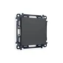 Суппорт для розеток и выключателей Ambrella Volt Alfa MA916010 цвет графит