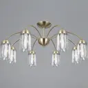 Люстра на штанге Illumico Нет Il0599-8csq-24 ab lyra 8 лампа 16 м² цвет бронза