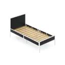 Кровать Solarius Komp100loft-ser-white 105 x 89 x 206 см сосна цвет серый