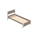 Кровать Solarius Мишка орто основание 90 x 80 x 200 см дерево цвет мокко мусс;голубой