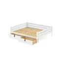 Кровать Solarius Tahta160-200bel-2yash 170 x 63 x 210 см сосна цвет белый