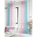 Тюль Helga Базовая коллекция HH206675-240 на шторной ленте 240x300 см цвет белый, розовый