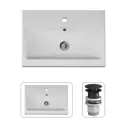 Раковина накладная Am.pm M90-WCC0602WG-F0700P22 60см