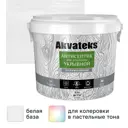 Антисептик для древесины укрывной Akvateks база A полуматовый белый 0.9 л