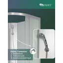 Душевая кабина Niagara LK-MP-8080-40-CMT-BK высокий поддон 80x80см