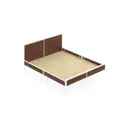 Кровать Solarius Kr180loft-temd-white-full 185 x 90 x 206 см сосна цвет белый