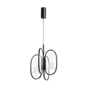 Светильник подвесной светодиодный Odeon Light Piuma Od_6665_38l 15 м² теплый белый (желтый) свет цвет черный