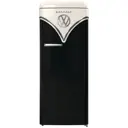 Отдельностоящий холодильник Gorenje OBRB615DBK 59.5x152.5 см цвет бежевый, черный