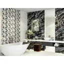Керамическая плитка Eletto ceramica Levanto nero 588402002 глянцевый 24.2x70см