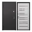 Входная дверь Torex Flat-M левый 205x95см цвет stipple weiss