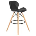 Барный стул Dobrin Butterfly Bar LMZL 54x98x54 см искусственная кожа цвет черный