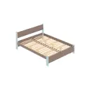 Кровать Solarius Мишка орто основание 150 x 80 x 210 см дерево цвет мокко мусс;голубой