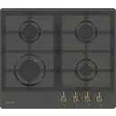 Газовая варочная панель Darina 1T38 BGM 341 12At 59 см 4 конфорки цвет антрацит 539331