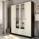 Шкаф распашной Клик мебель 160x220x48.2 см ЛДСП цвет венге