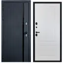 Входная дверь Diva STR MX-46 левый 205x86см цвет черный кварц/силк маус Н7