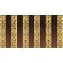 Тюль Helga Базовая коллекция HH533353 на шторной ленте 150x300 см цвет коричневый