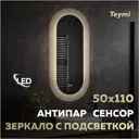 Зеркало для ванной Teymi Iva T20610 с подсветкой 50x110см