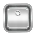 Мойка для кухни Reflexion RX2444SS 45x45 см глубина чаши 17 см нержавеющая сталь aisi 304 цвет полированная сталь