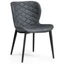 Стул Woodville 528501 46x79x58 см ткань цвет черный