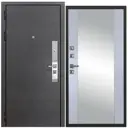 Входная дверь Diva STR МХ-39 205x96см левый цвет Д15 силк маус/венге с зеркалом