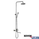 Душевая система KEVON KV12183 цвет сталь