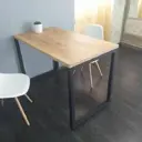 Стол прямоугольный Diko loft 120x70 см лдсп цвет дуб золотой