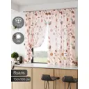 Тюль Comfy way Базовая комплектация CW786050 на шторной ленте 160x150 см цвет коричневый