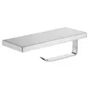 Держатель для туалетной бумаги с полкой WONZON & WOGHAND WW-V2801-CR хром