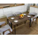 Кухонный стол Diko Loft Delight Dining 120х70х75 см цвет дуб бронза