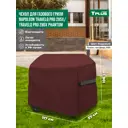 Чехол для газового гриля Tplus Napoleon T026794 117x57x106 см бордовый