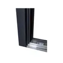 Входная дверь Diva ДХ-45 205x86см левый черный кварц/Д11 силк маус