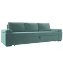 Диван Лига диванов Канкун 245x88x99 см велюр цвет бирюзовый