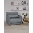 Кресло Диван не мебель Атлант 95x95x87 см велюр цвет серый