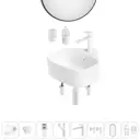 Раковина мебельная Wellsee 20217816R 39см
