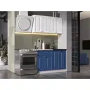 Кухонный гарнитур Эра Хозяюшка 186671 120x205x60 см ЛДСП цвет белый, синий