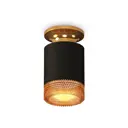 Светильник точечный накладной Ambrella light Xs6302162 2 м² цвет черный
