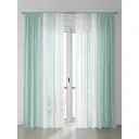 Тюль Comfy Way Алоуна - 75 CW580075-240 150x240 см на шторной ленте цвет белый 2 шт