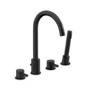 Смеситель для ванны Damixa 360400300_7214 цвет черный матовый