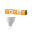 Набор ламп светодиодных Sweko 38795 GU5.3 220-240 В 7 Вт спот матовый 610 Лм теплый белый (желтый) свет 5 шт