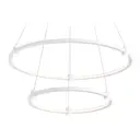 Люстра подвесная светодиодная Ambrella Light Comfort Ambr_fl5505 20 м² теплый белый (желтый) свет цвет белый