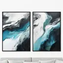 Набор картин Artnomore Ocean in the ice 2024г. AR-777000430 75x105 см 2 шт