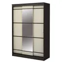 Шкаф-купе Клик мебель 220x150x61 см 6 полок ЛДСП цвет дуб