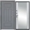 Входная дверь Diva STR МХ-29 205x86см левый цвет Д15 белый софт/ясень графит с зеркалом