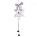 Елочная игрушка 808073 26.5 см x 3.5 см белый