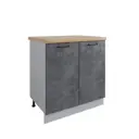 Кухонный гарнитур Дсв мебель Стиль 30000000414 80x81.6x60 см ЛДСП цвет бетон