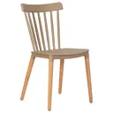 Кухонный стул Dobrin Theo LMZL 46x46x50 см пластик цвет бежевый