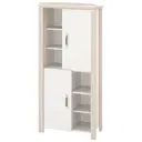 Стеллаж с полками Мэрдэс 75x168x36 см нагрузка до 15 кг ЛДСП цвет карамель/белый